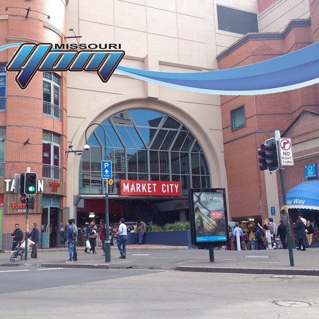 The #MOYOM14 team is in market district in heart of Sydney, Australia.