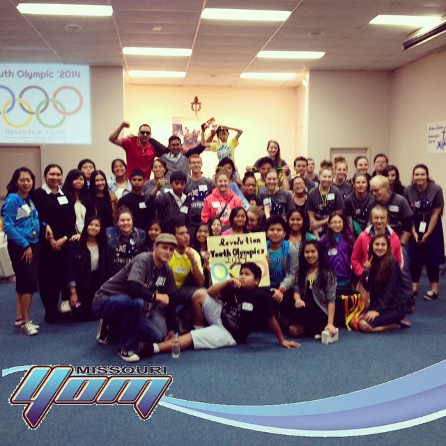 Youth Service, lunch, and Olympic  games with Northern Beaches youth group! #MOYOM14